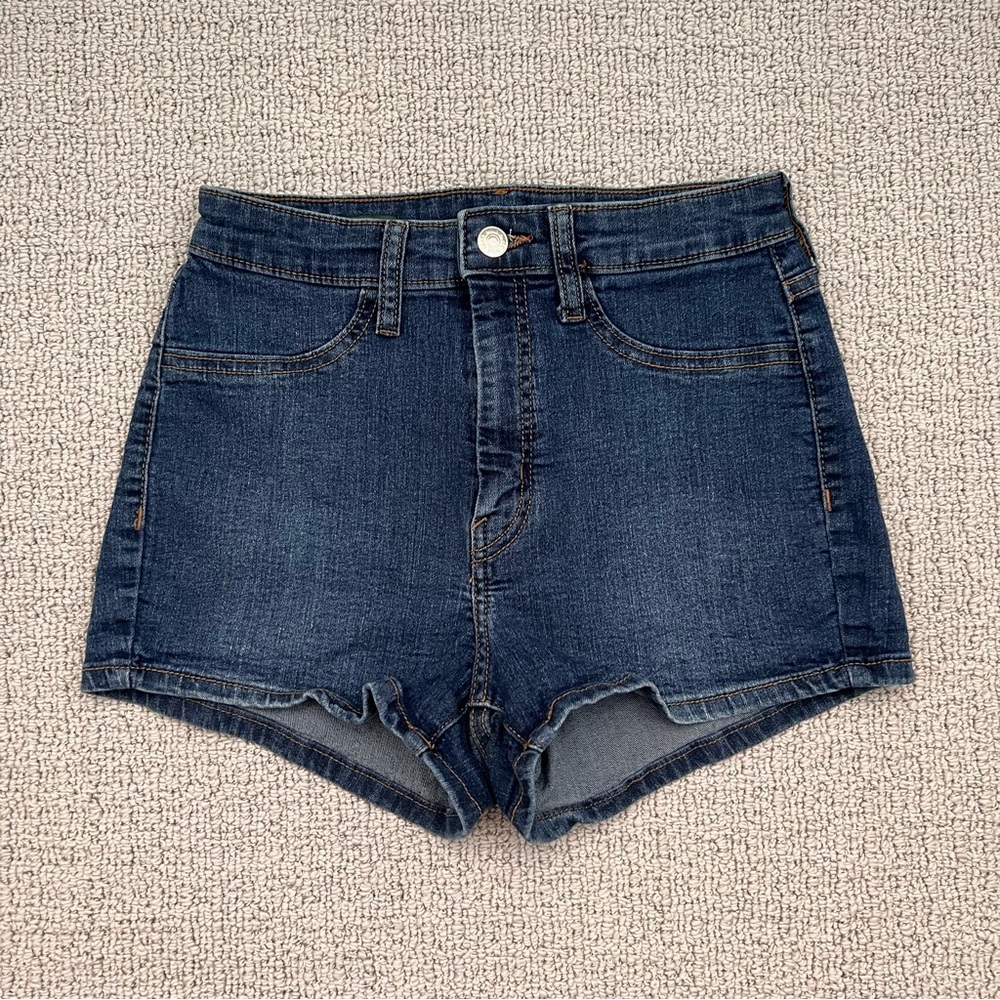 Wild Fable High-Rise Jean Shorts, dark wash